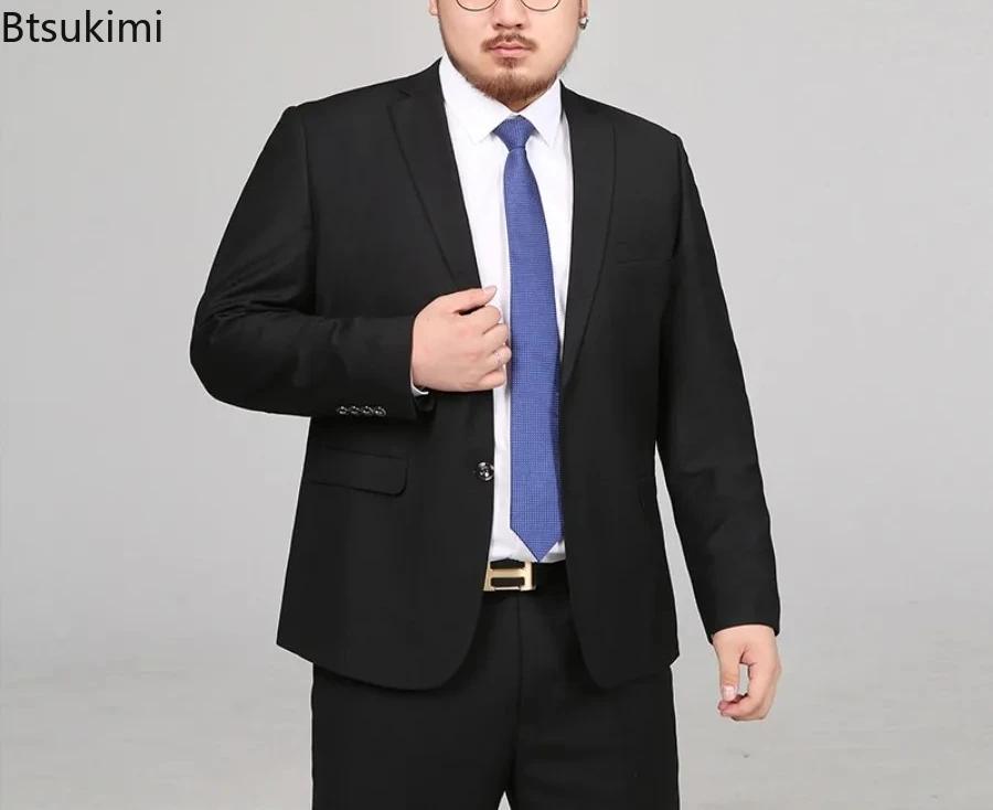 Ensemble deux pièces costume et pantalon de couleur unie pour homme