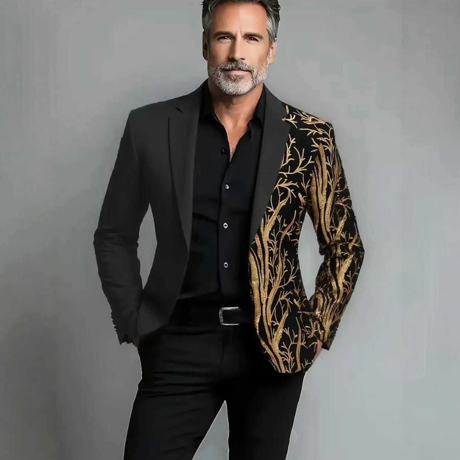 Veste de costume décontractée slim fit pour homme