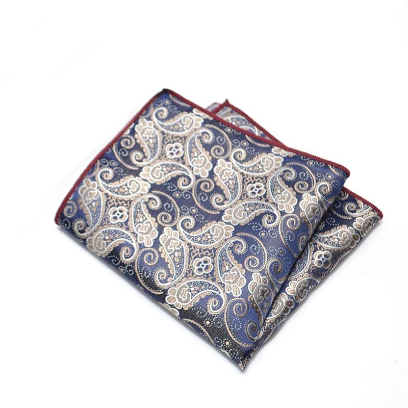 Serviette carrée de poche classique pour hommes
