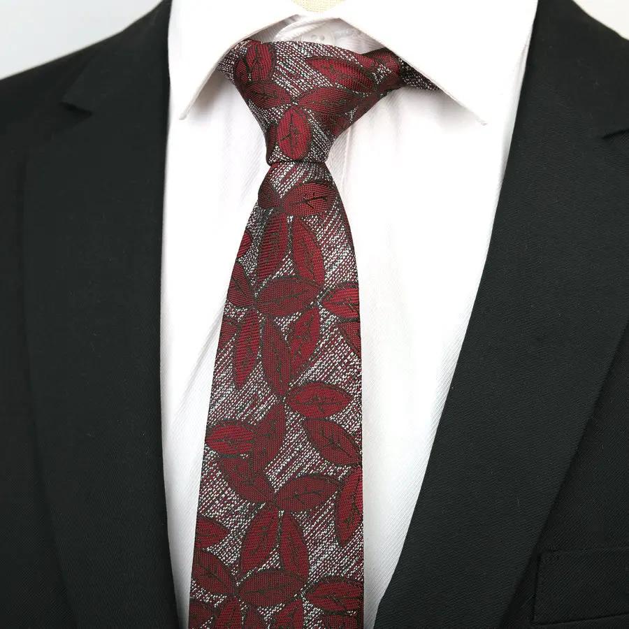 Cravate homme formel affaires à la mode marié mariage costume professionnel chemise cajou rouge noir bleu