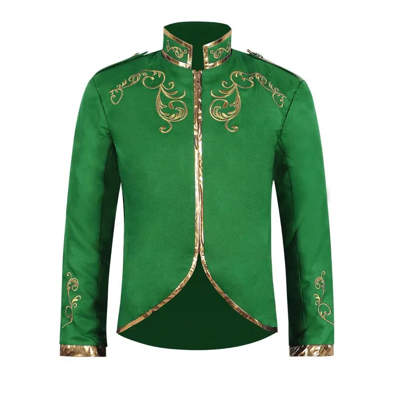 Veste blanche à col montant pour hommes