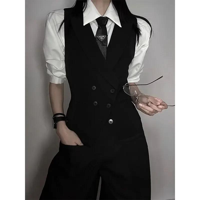 Bla costume ensemble hommes coupe ajustée printemps automne haute Sensation cérémonie Jaet gilet neutre Sle Double 2025 offre spéciale