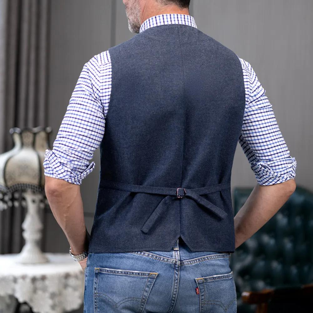 Gilet de costume classique décontracté pour hommes