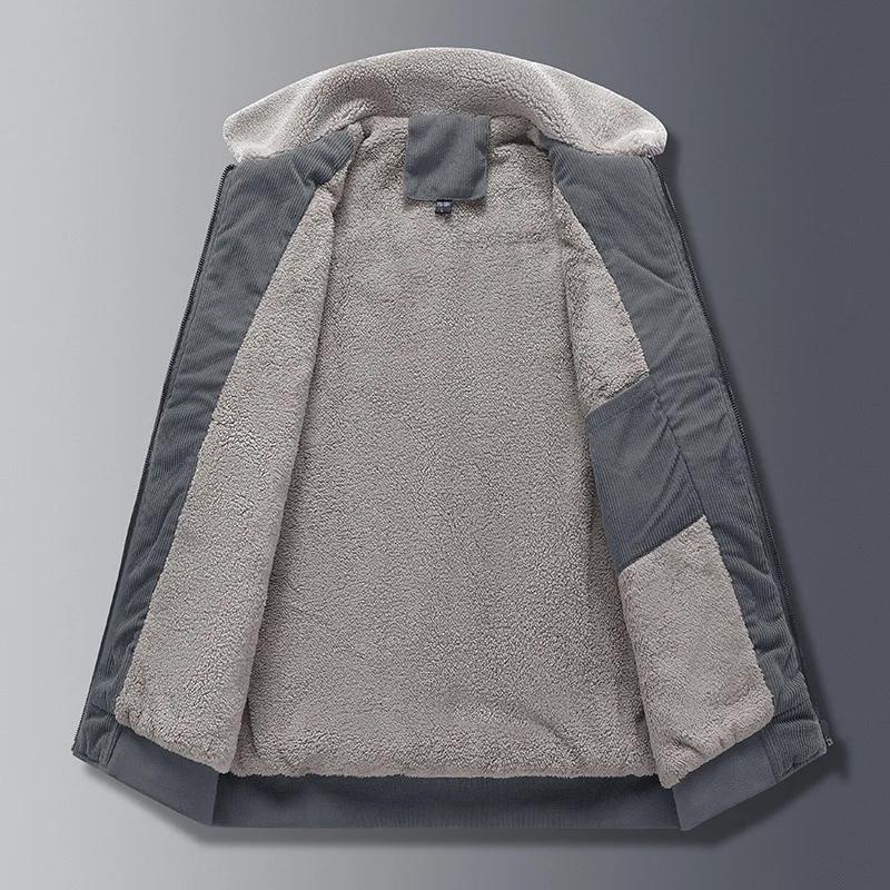 Veste en velours côtelé pour homme