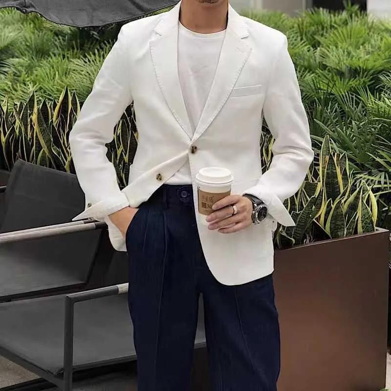 Blazer en lin pour hommes