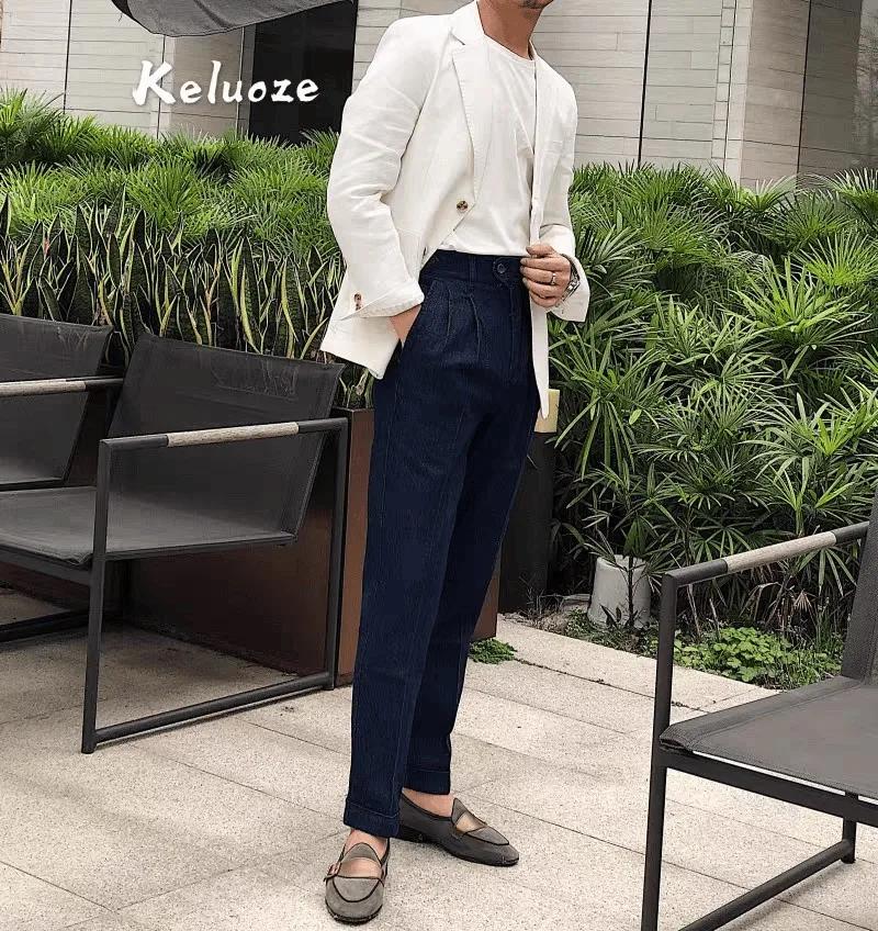 Blazer en lin pour hommes