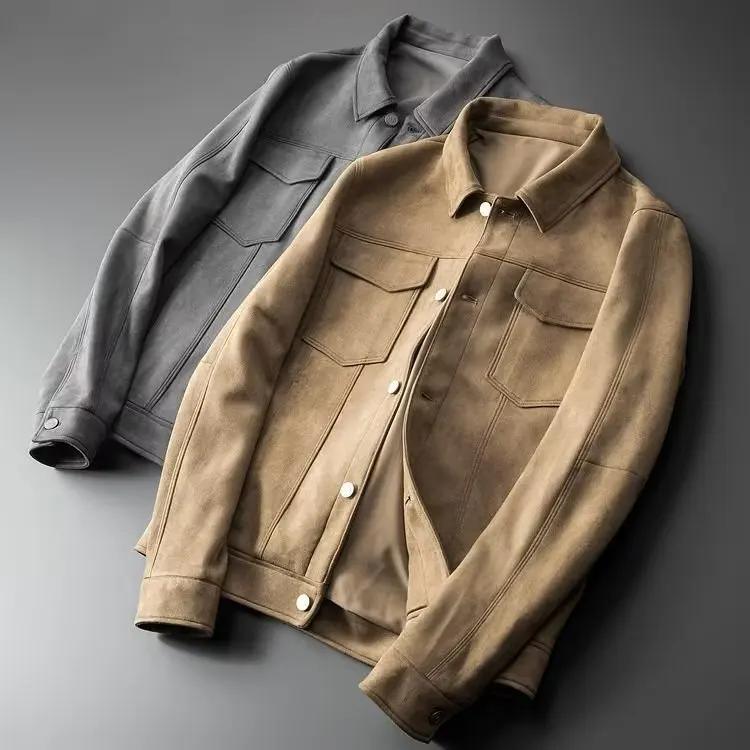 Veste en daim pour homme