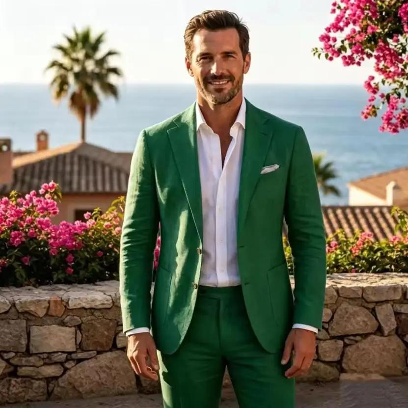 Costumes vert sauge pour hommes