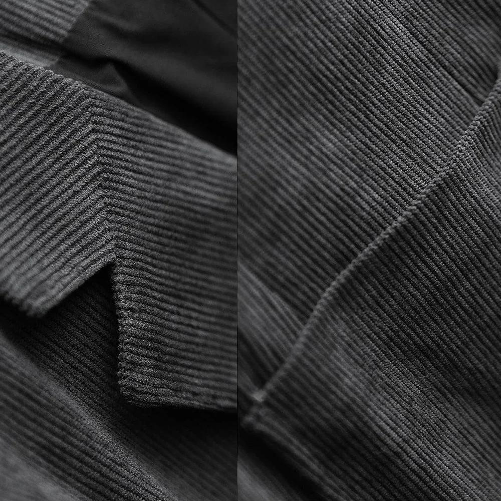 Costume 3 pièces en velours de chameau pour hommes