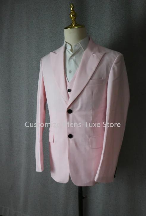 Costume de Luxe Rose pour Homme