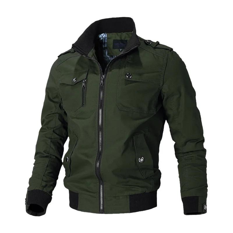 Veste Homme Automne 2026 Décontractée Coupe Slim Style Utilitaire 95% Coton