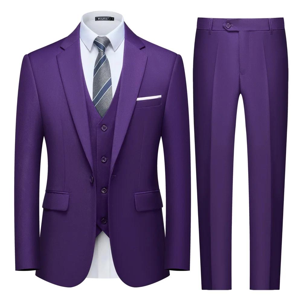 Ensemble de costume formel pour homme 3 pièces