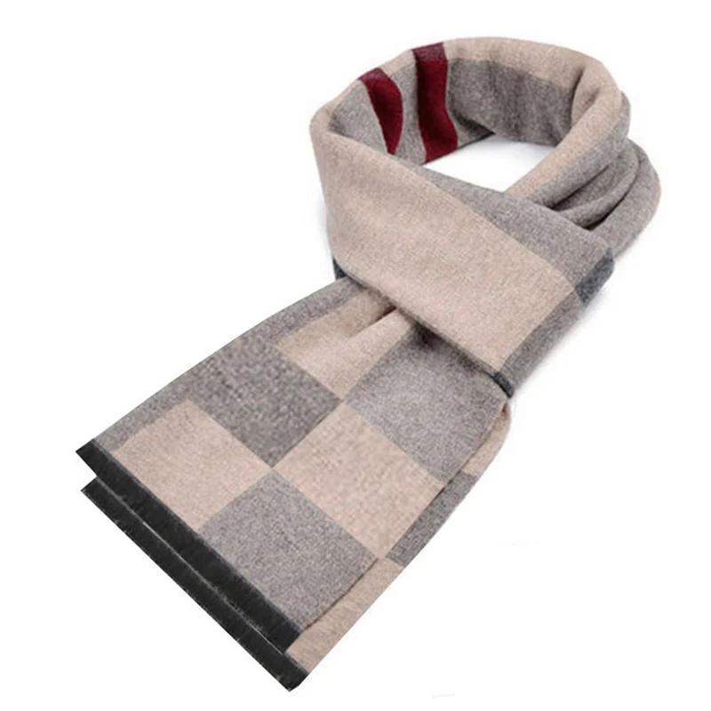 Hommes écharpe pour homme hiver copie cachemire châle marque de luxe