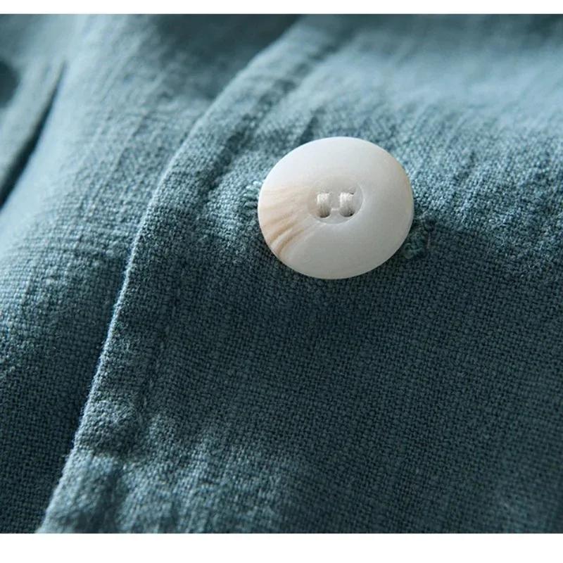 Blazer en lin léger pour homme – Veste décontractée à simple boutonnage pour le bureau
