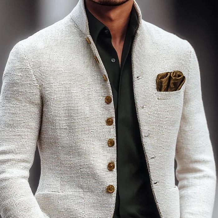 Automne hiver nouvelle veste pour hommes costume décontracté rétro mode