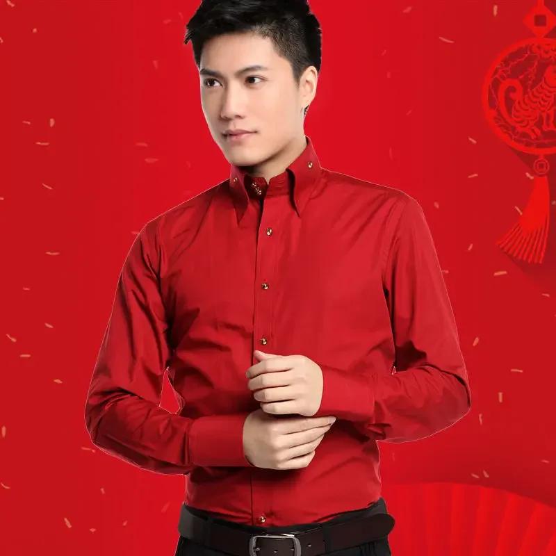 Chemise blanche classique pour hommes pour les occasions formelles ou décontractées