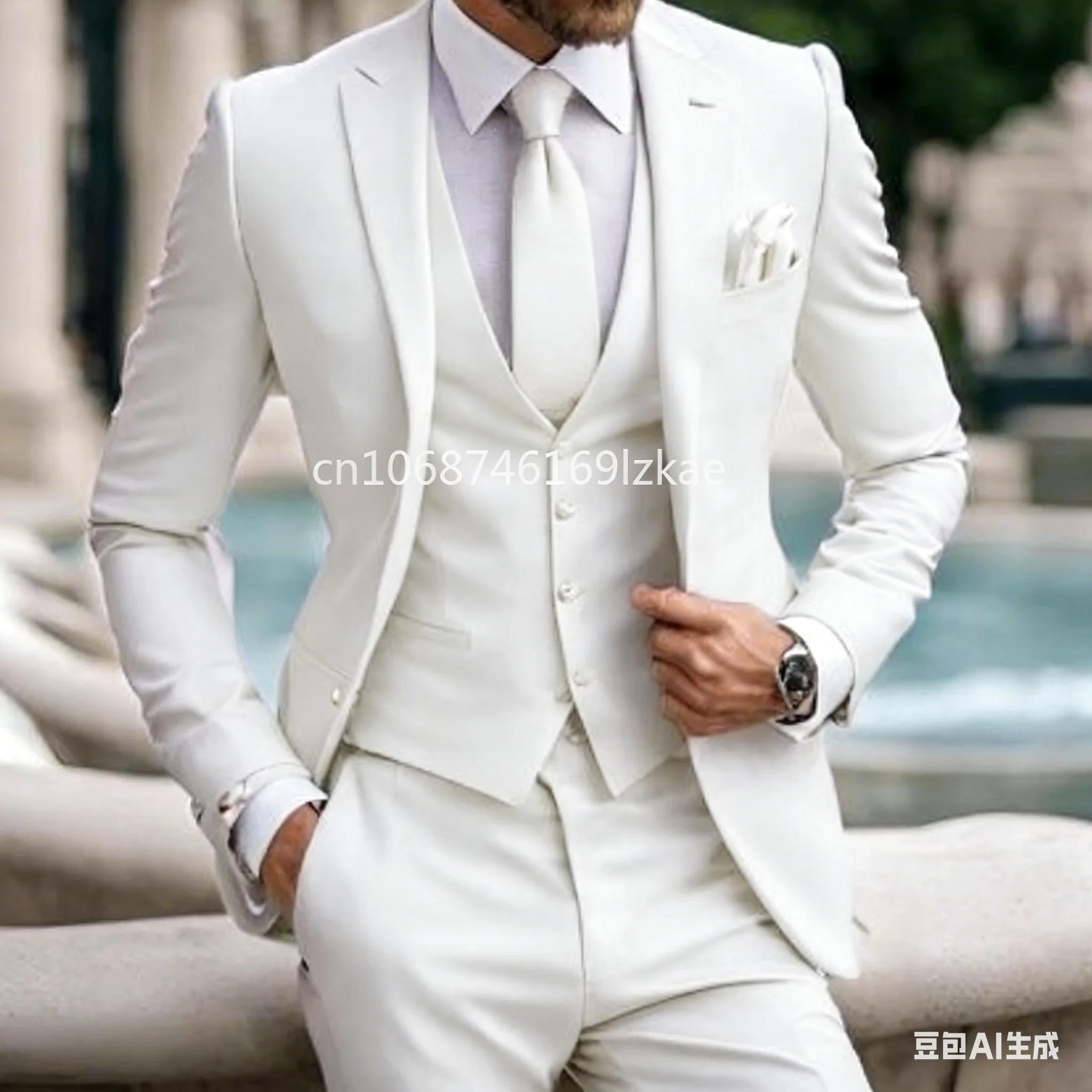 Costume 3 Pièces Violet Clair pour Homme