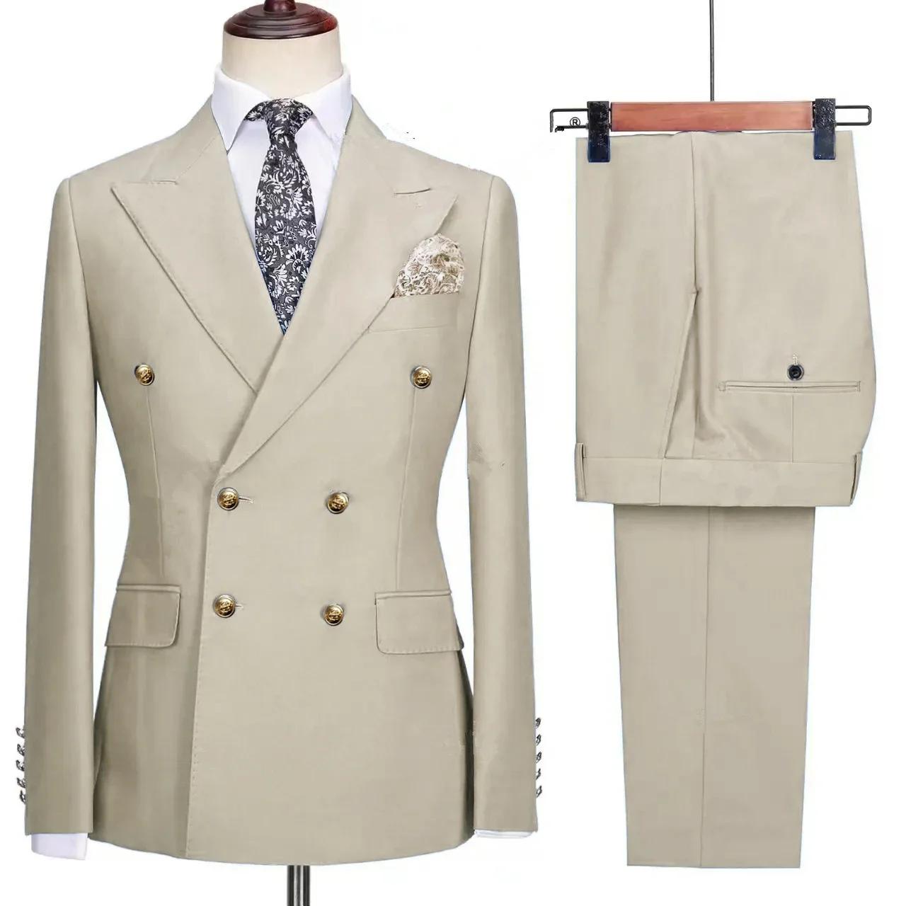 Costume 2 pièces bleu Royal pour hommes