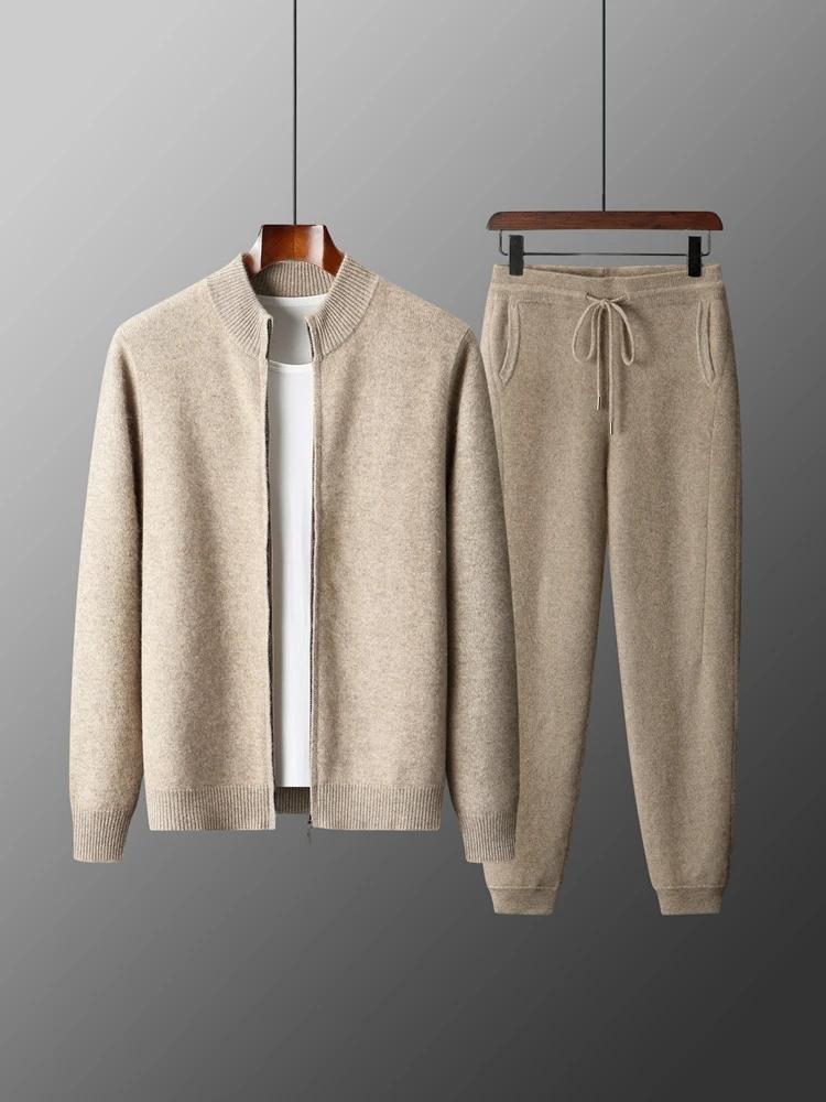 Costume deux pièces en laine mérinos pour hommes