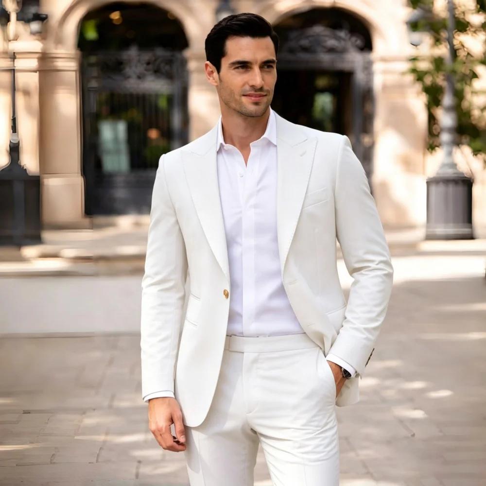 Costume Homme Vert Sauge 2 Pièces pour Bal de Promo