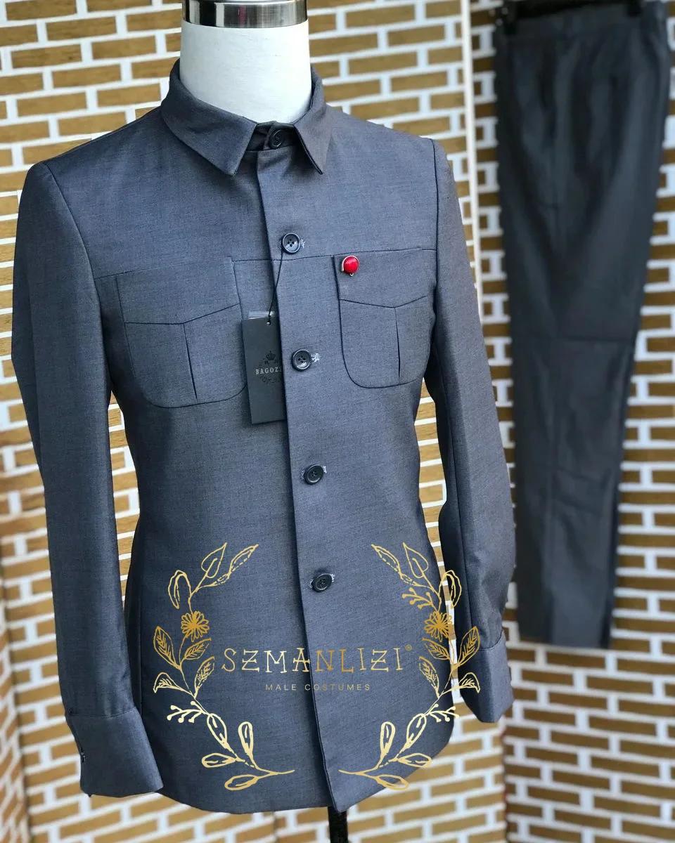 Costumes gris pour hommes