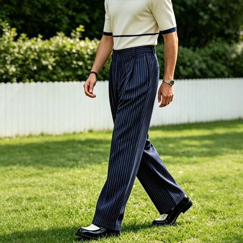 Pantalon de costume vintage pour homme