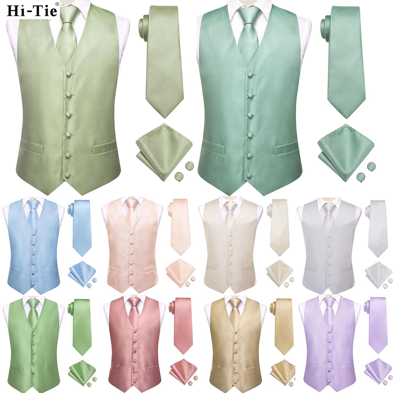 Gilet de costume homme vert sauge uni à motif floral