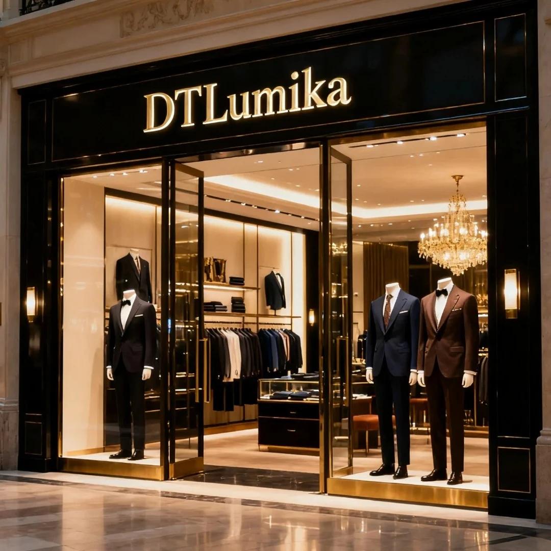 Costume trois pièces pour homme DTLumika à motif pied-de-poule (blazer + gilet + pantalon)