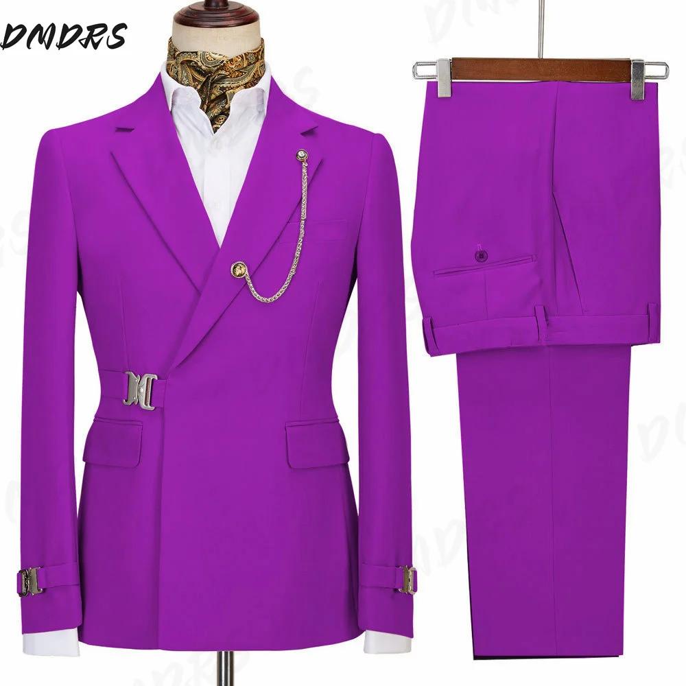 Costumes de Mariage pour Hommes – Ensemble Élégant 2 Pièces : Blazers et Pantalons Formels Classiques – Manteaux Complets de Luxe pour Affaires – Collection 2026