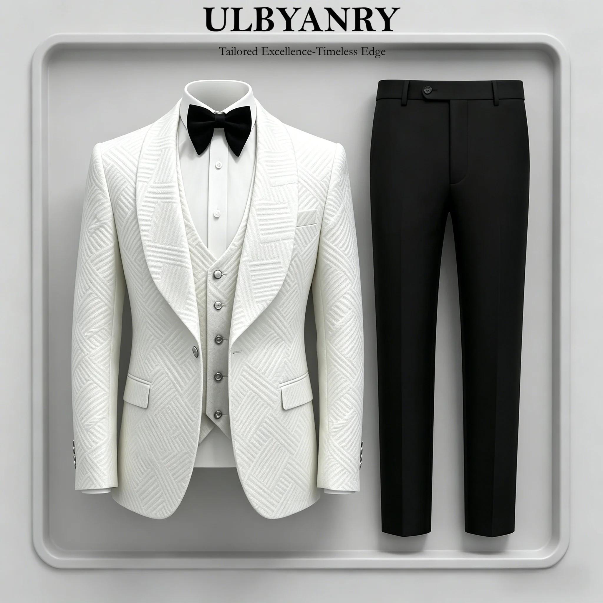 EXPÉDITION IMMÉDIATE - Costume de marié 4 pièces pour mariage