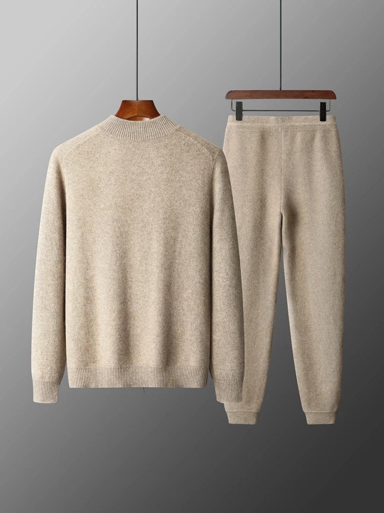 Costume deux pièces en laine mérinos pour hommes