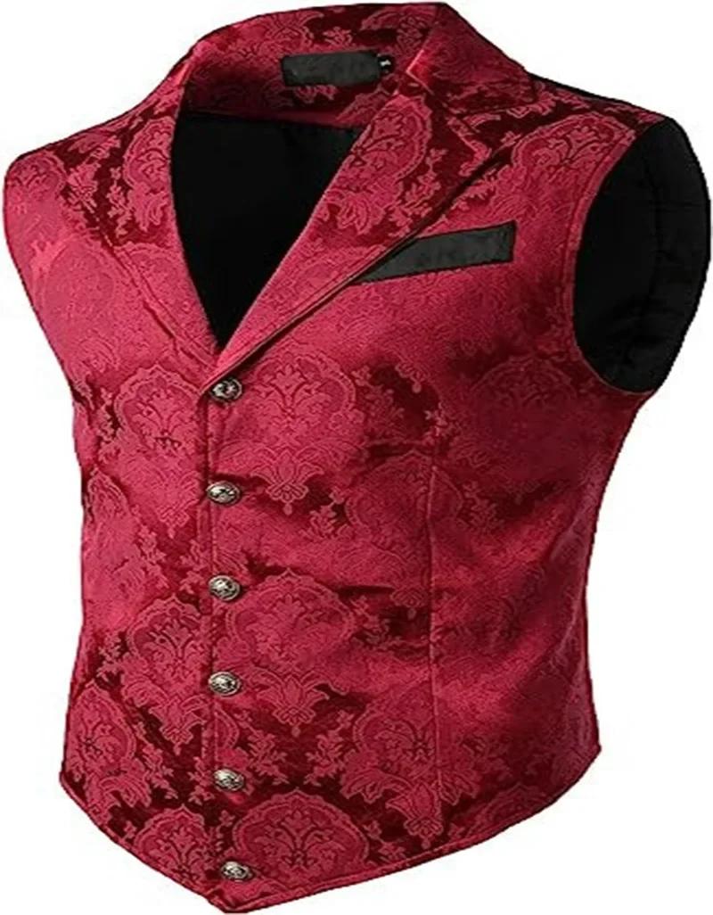 Gilet de costume d'affaires Vintage britannique à la mode pour hommes