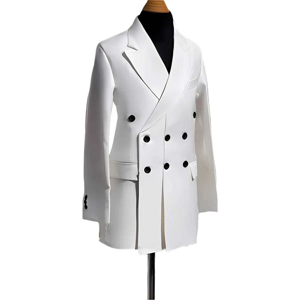 Blazer pour hommes, veste simple de smoking de mariage