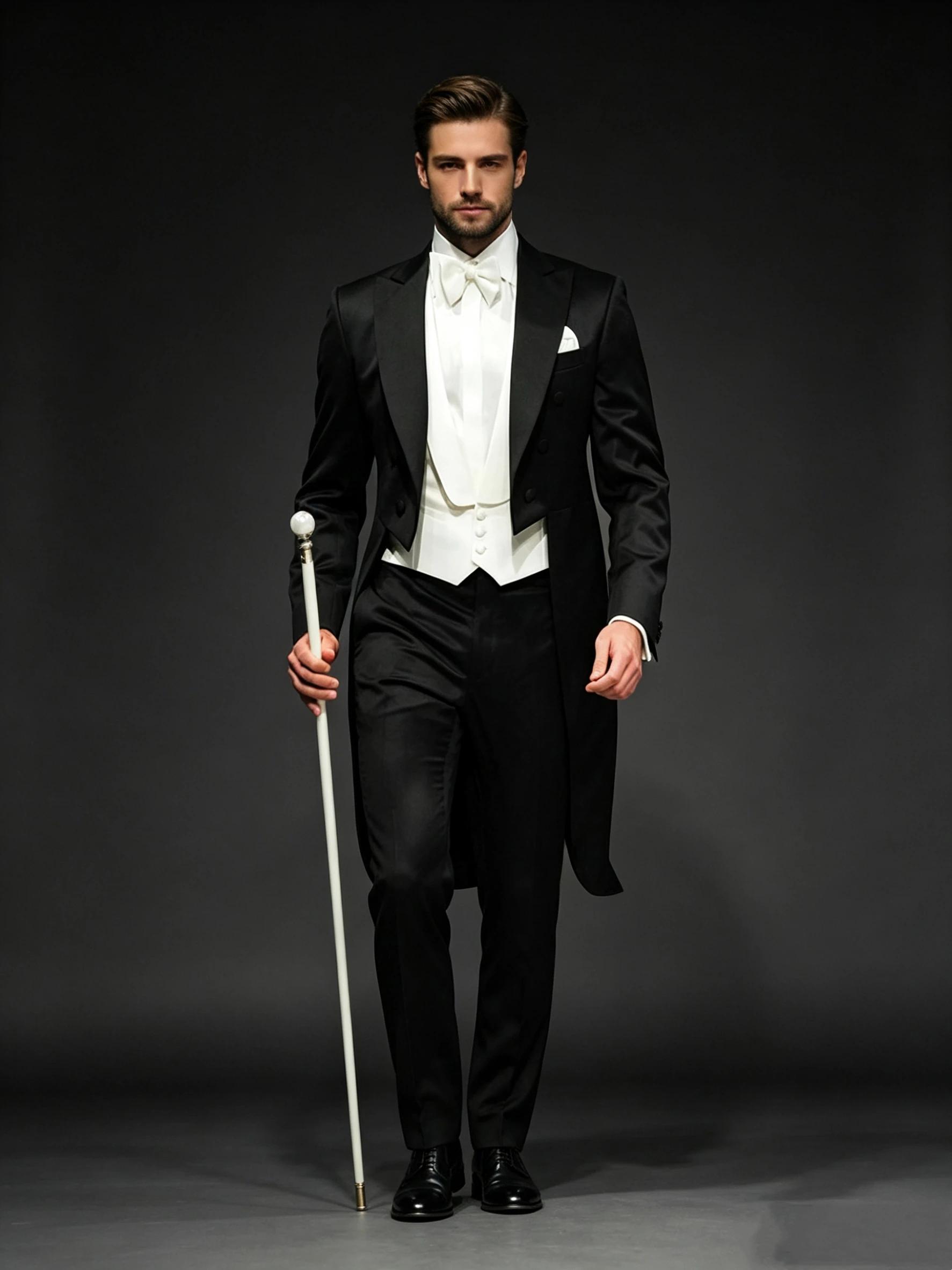 Costume 3 Pièces Homme Mariage Marié Smoking Longue Frac Veste de Cérémonie Garçon d'Honneur Bal de Promo Mode