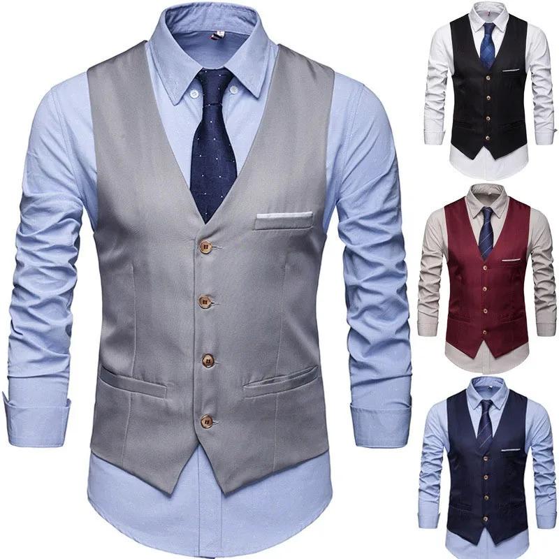 Nouveaux Gilets de Costume Formels pour Hommes 2026 – Style Britannique