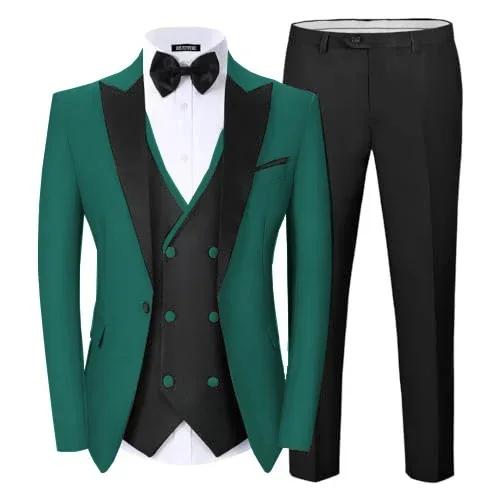 Nouvel ensemble de costume trois pièces pour homme