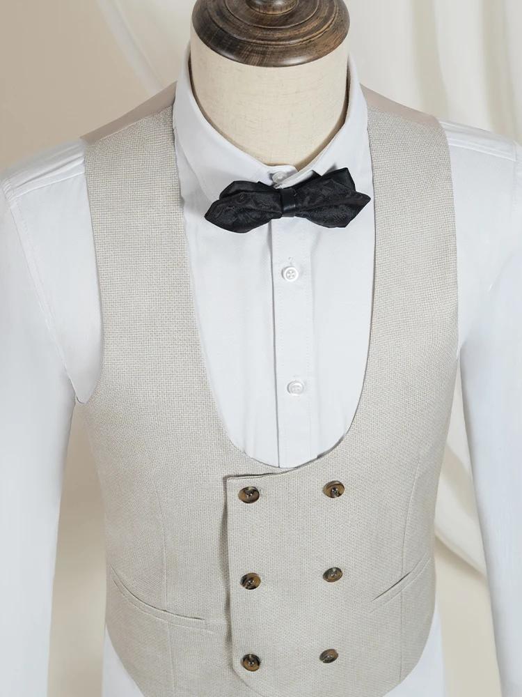 Costume Homme de Luxe Haute Qualité Coupe Slim pour Mariage