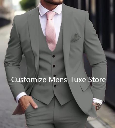 Costume de Luxe Rose pour Homme
