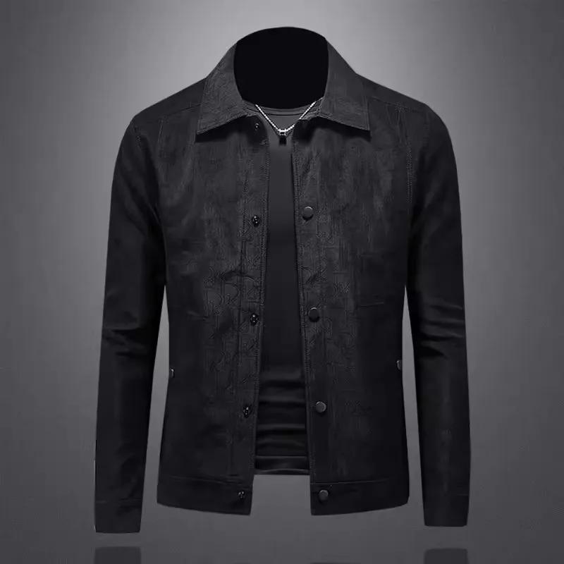 Nouvelle veste en daim pour homme