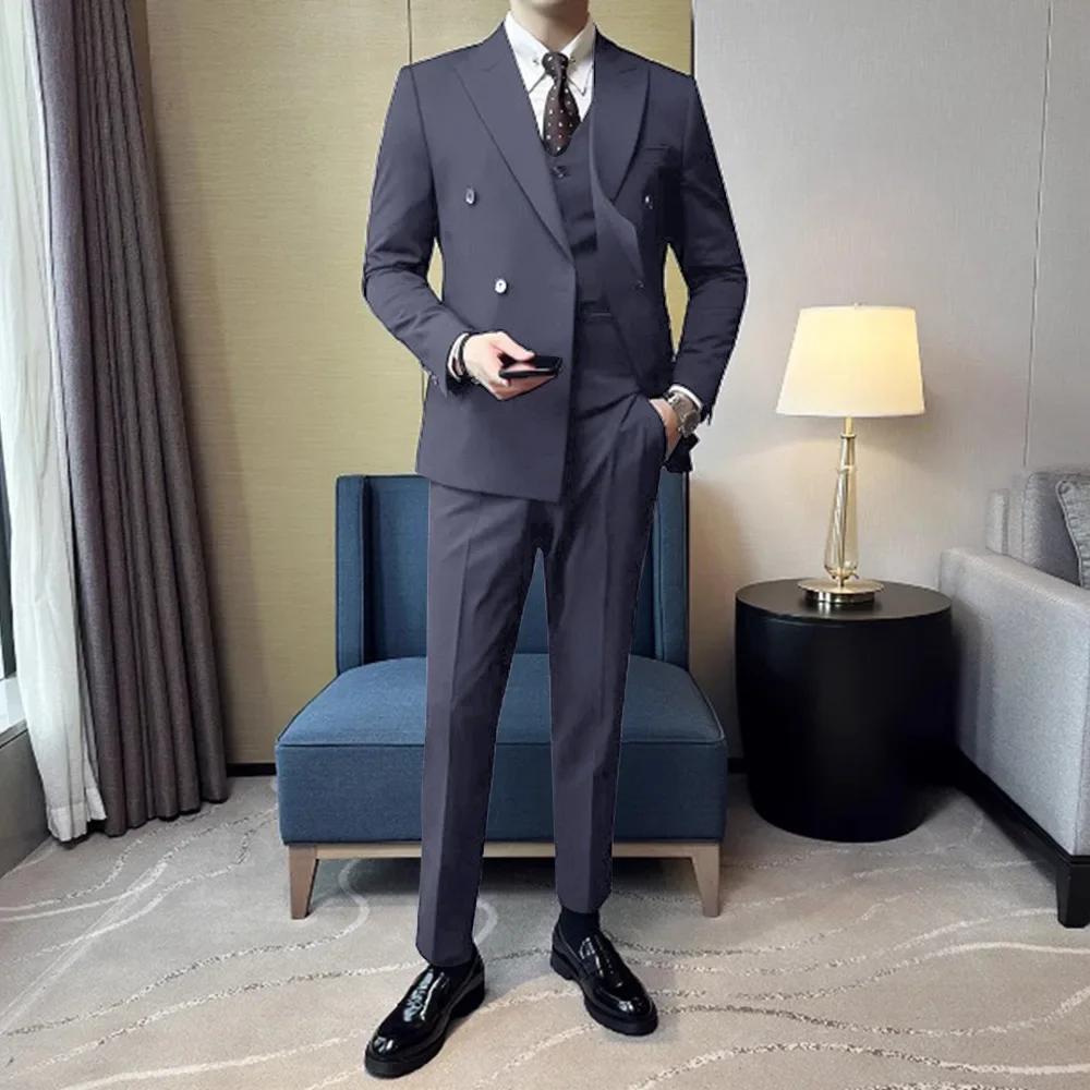 Ensemble de costume de Style Business pour marié