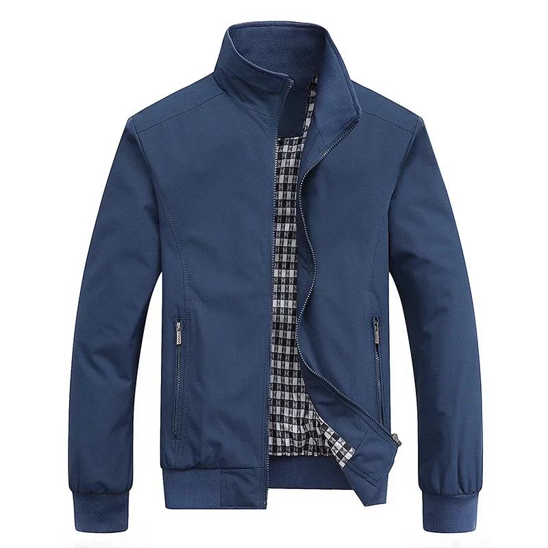 Personnalisable printemps automne décontracté solide mode mince veste mi-saison