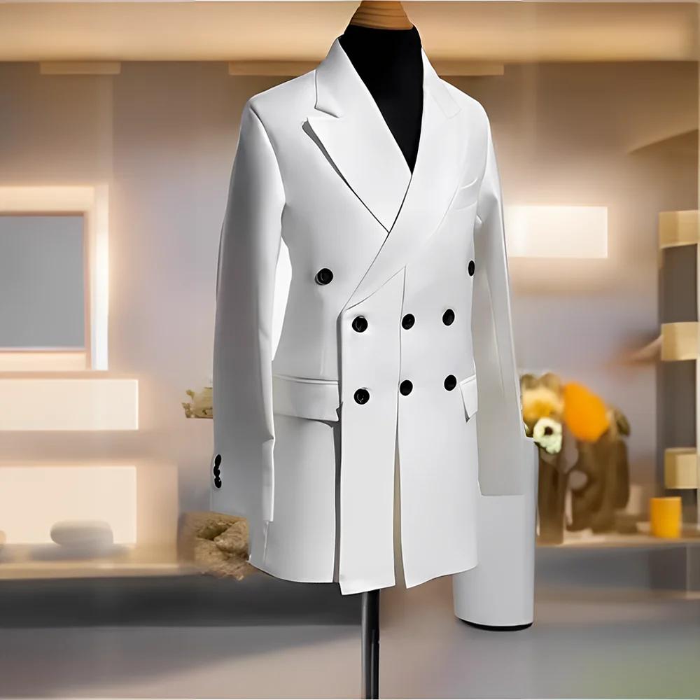 Blazer pour hommes, veste simple de smoking de mariage