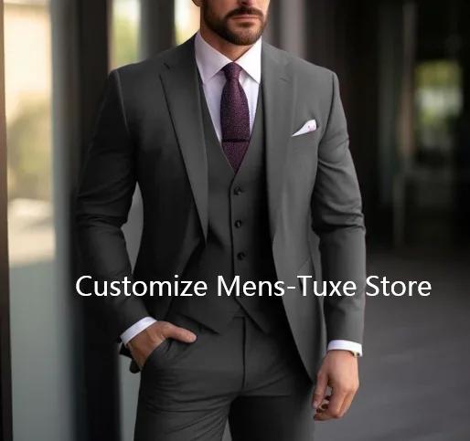 Costume 3 Pièces Violet pour Homme