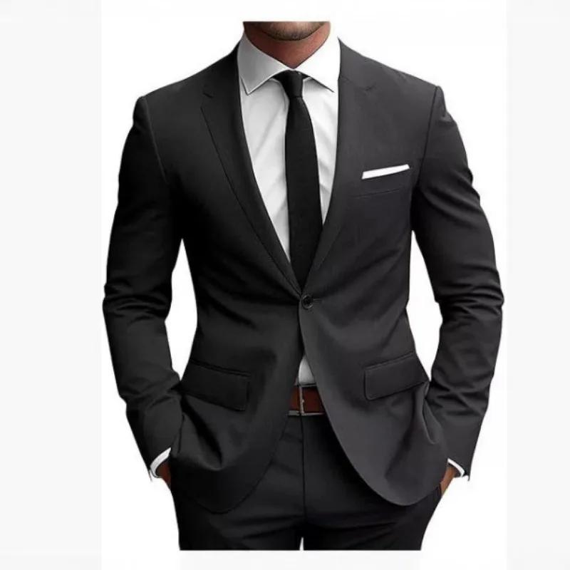 Ensemble de costume slim bleu ciel pour homme