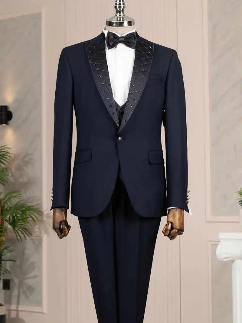 Magnifique ensemble deux pièces pour homme : costume de marié
