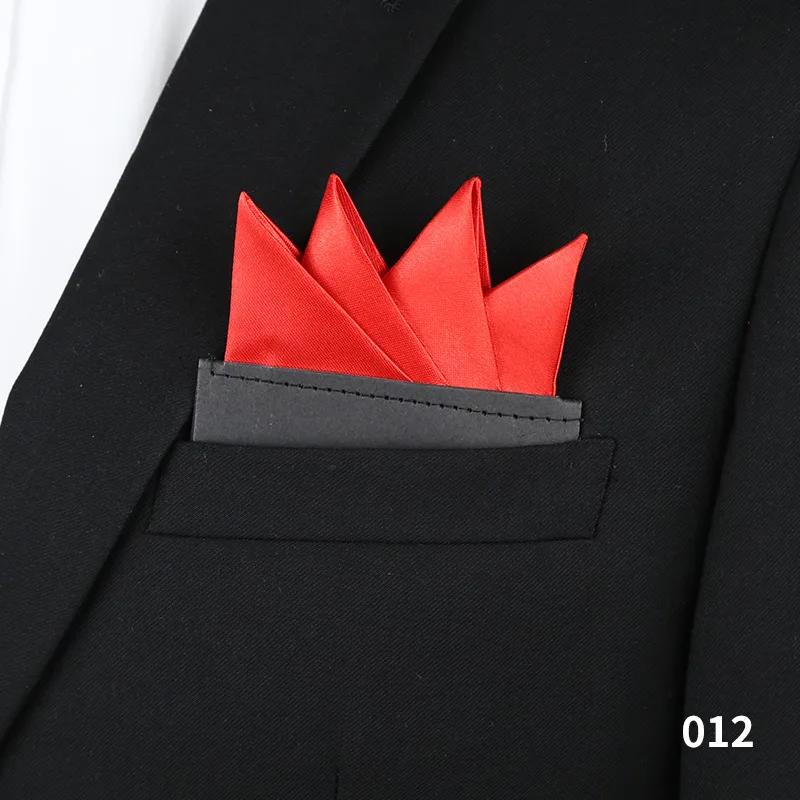 Pochette de costume unie pour homme