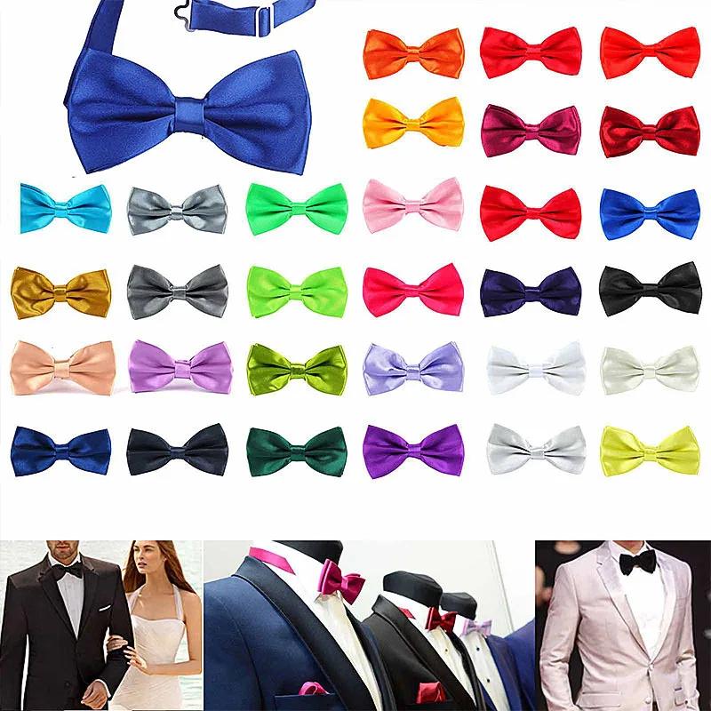 Hommes Satin noeud papillon classique fête de mariage