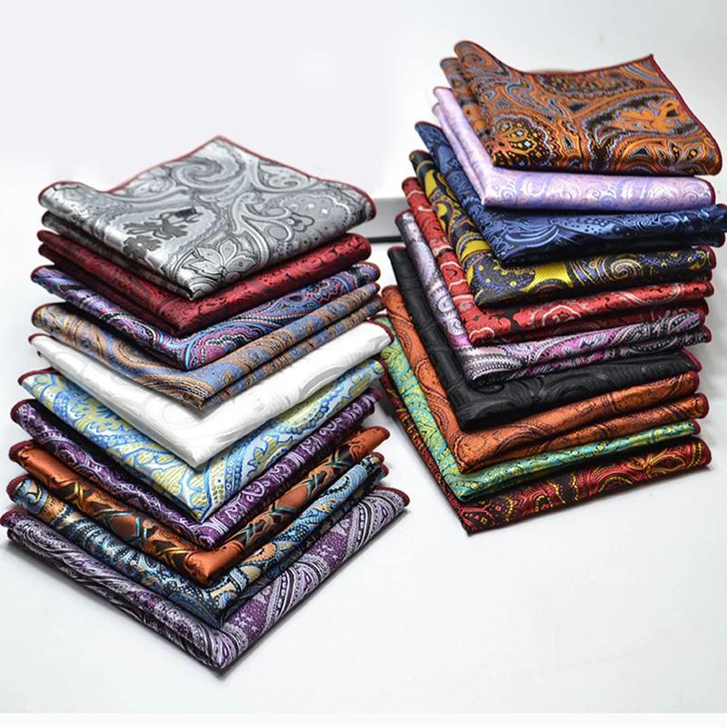 Serviette carrée de poche classique pour hommes